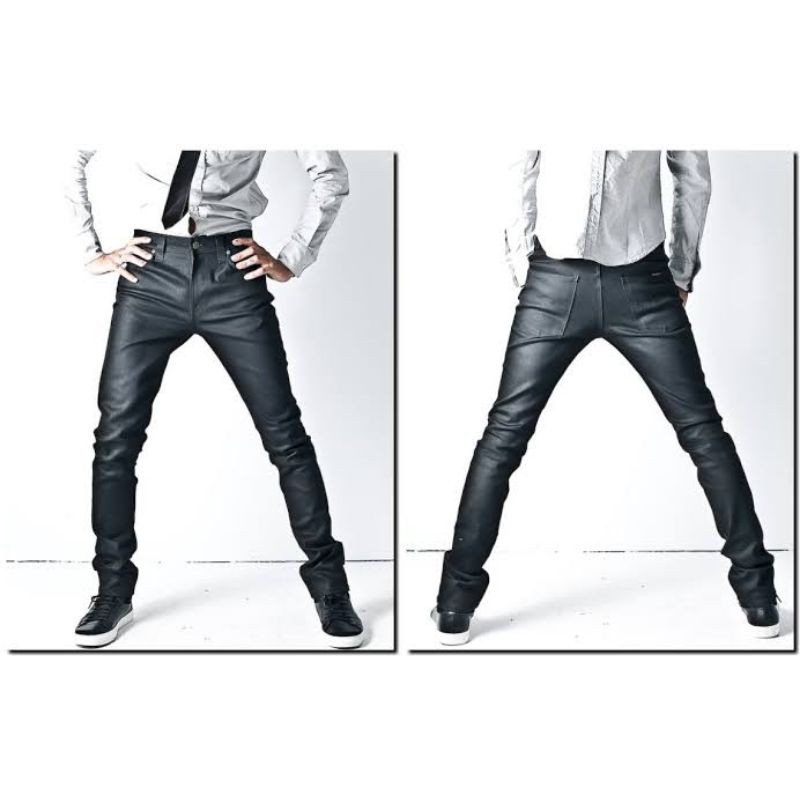 Nudie jeans thin finn dry store black coated