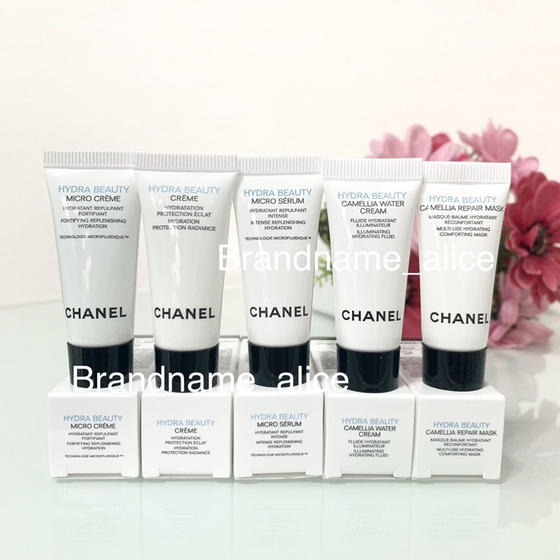 แท้💯 Chanel Hydra Beauty creme, serum, mask, camellia water cream 5ml