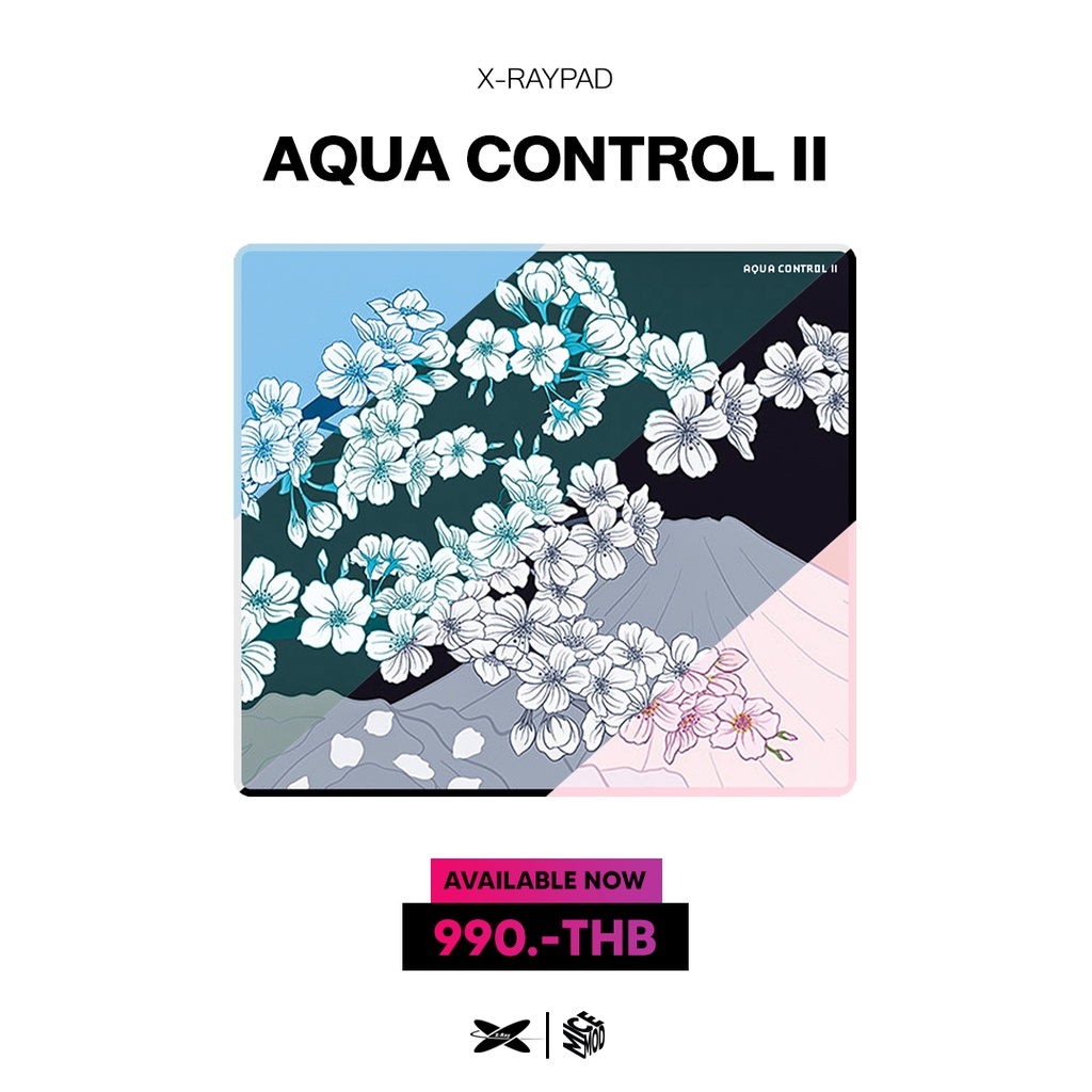 แผ่นรองเมาส์ X-raypad Aqua Control II Sakura (Uncoated)
