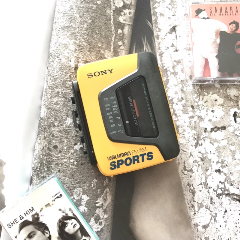 SONY WM-BF59 Sports Walkman FM Radio, Auto-Reverse Cassette Player