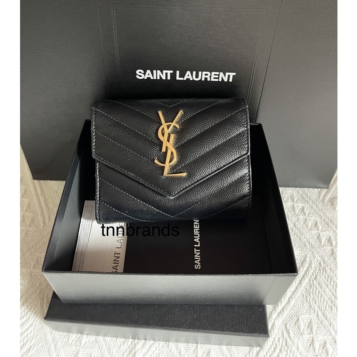 Ysl tri fold online wallet