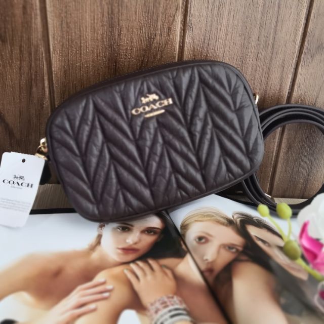 Coach convertible belt bag clearance with quilting