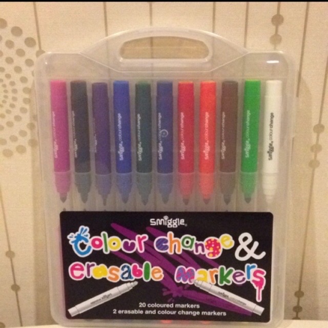 Smiggle Colour Change And Erasable Markers (20)