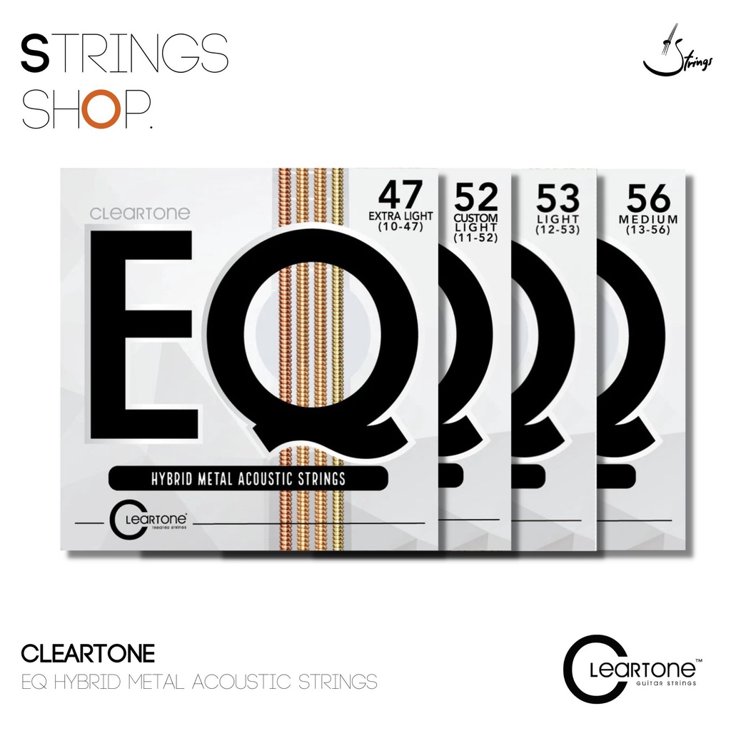 CLEARTONE EQ HYBRID METAL ACOUSTIC STRINGS 7811