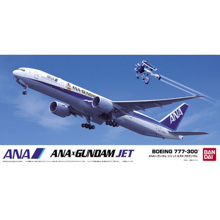 1/200 ANA×Gundam Jet Boeing 777-300 RX-78-2 Gundam - กันดั้ม กันพ