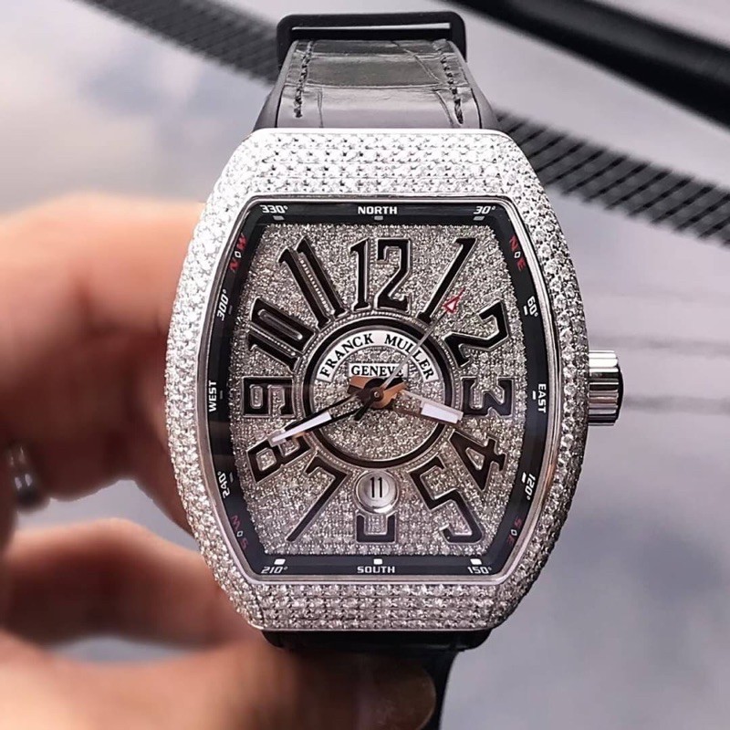 Franck muller 2025 vanguard full diamond