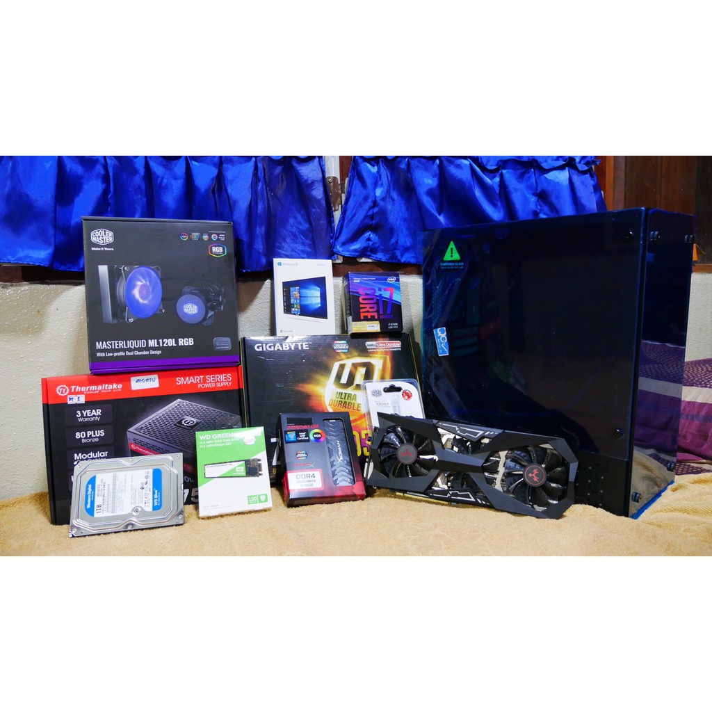 ゲーミングPC　i7 8700k Win10 GTX1070 SSD HDD Blu-ray デスクトップ スーリブケーブル ゲーミングPC i7 8700k Win10 GTX1070 SSD HDD Blu-ray デスクトップ