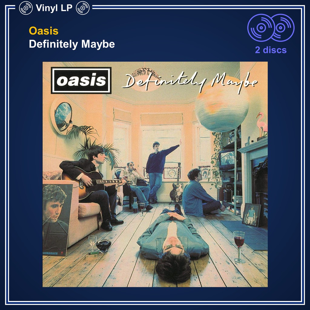 แผ่นเสียง Vinyl LP] Oasis - Definitely Maybe [ใหม่และซีล SS