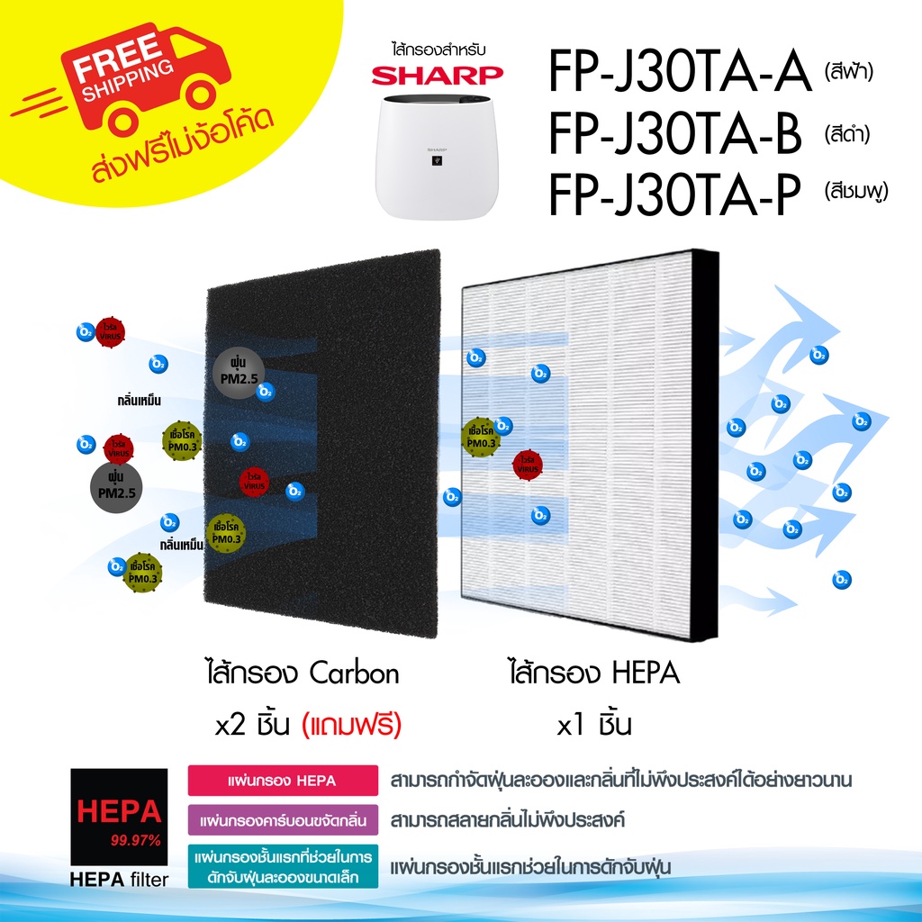 Sharp j30 deals air purifier