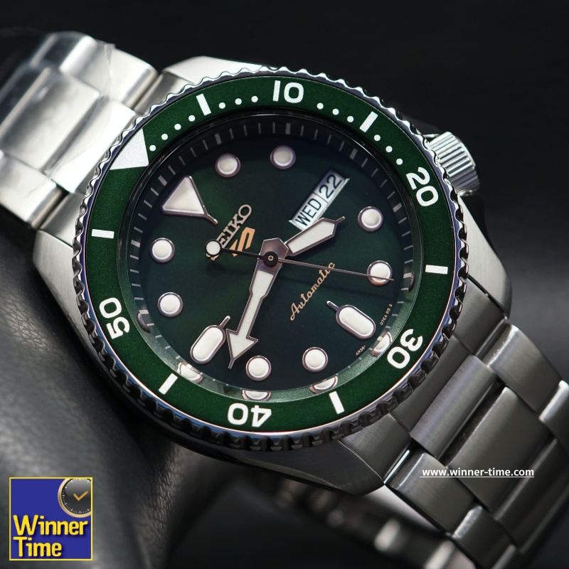 Seiko 5 sports store automatic green