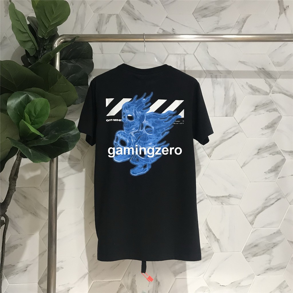 Off white skull outlet tee