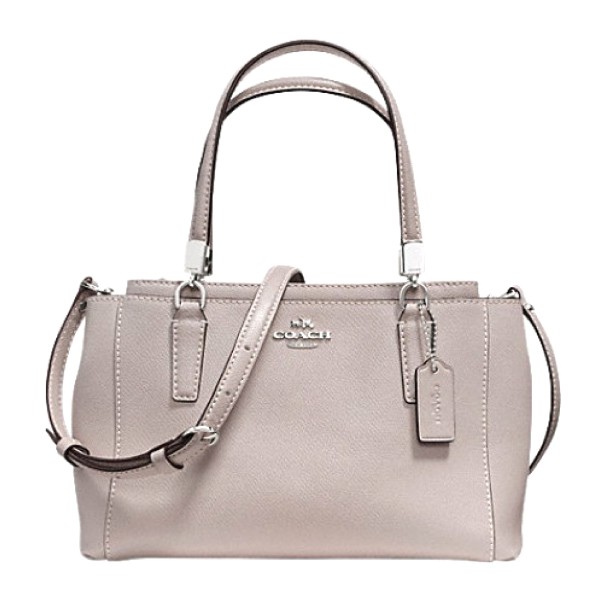 Grey store coach bag