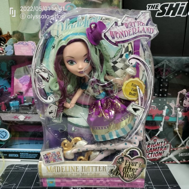 Ever After High Way Too Wonderland Madeline Hatter 17 inch Doll +