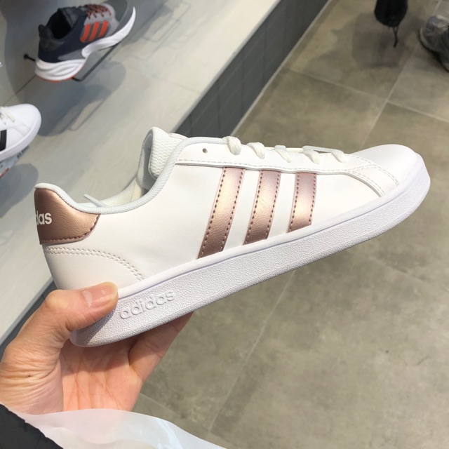 Adidas classic rose gold hot sale