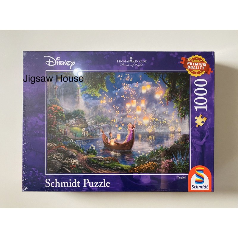Rapunzel Schmidt Disney Premium Thomas Kinkade Jigsaw Puzzle
