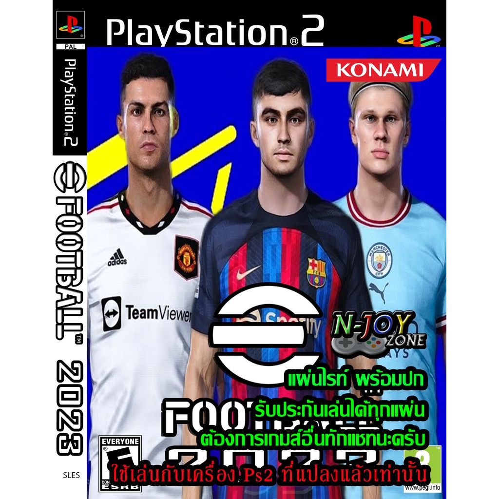 Pes Efootball Futebol Europeu Ps2 Dvd Estampado + Box