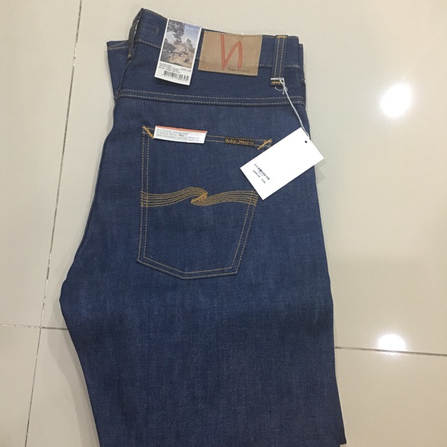 Nudie jeans dude dan white oak cone denim | Shopee Thailand