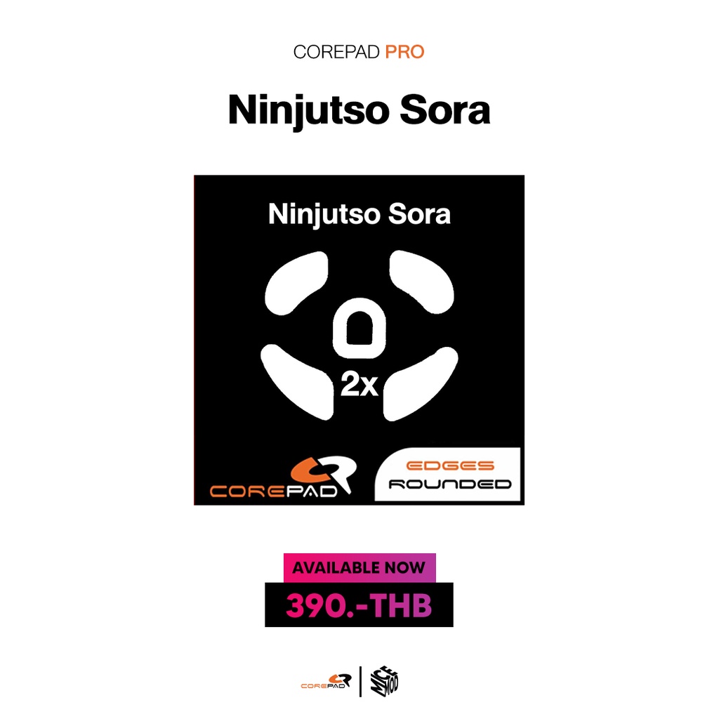 เมาส์ฟีท Corepad ของ Ninjutso Sora 4K / V2 [Mouse Feet] | Shopee