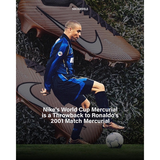 Nike's World Cup Mercurial Is A Throwback To Ronaldo's 2001 Match