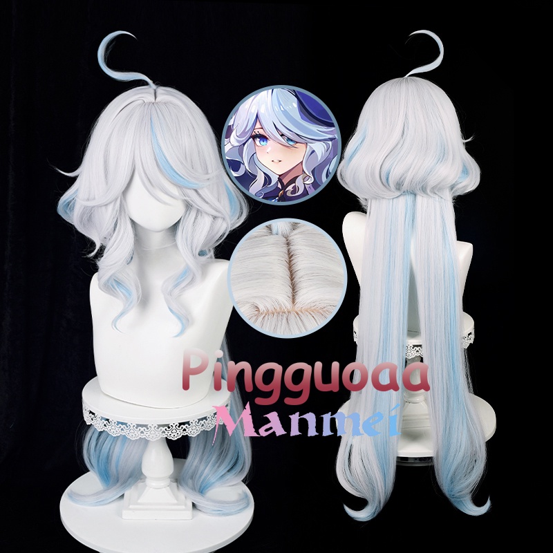 Anime Chainsaw Man Makima Angel demon Long Orange Hair Cosplay Costume WS*