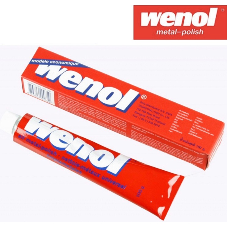 Wenol Can Red Metal Cleaner/Polish 1000 ml, 6 Pack