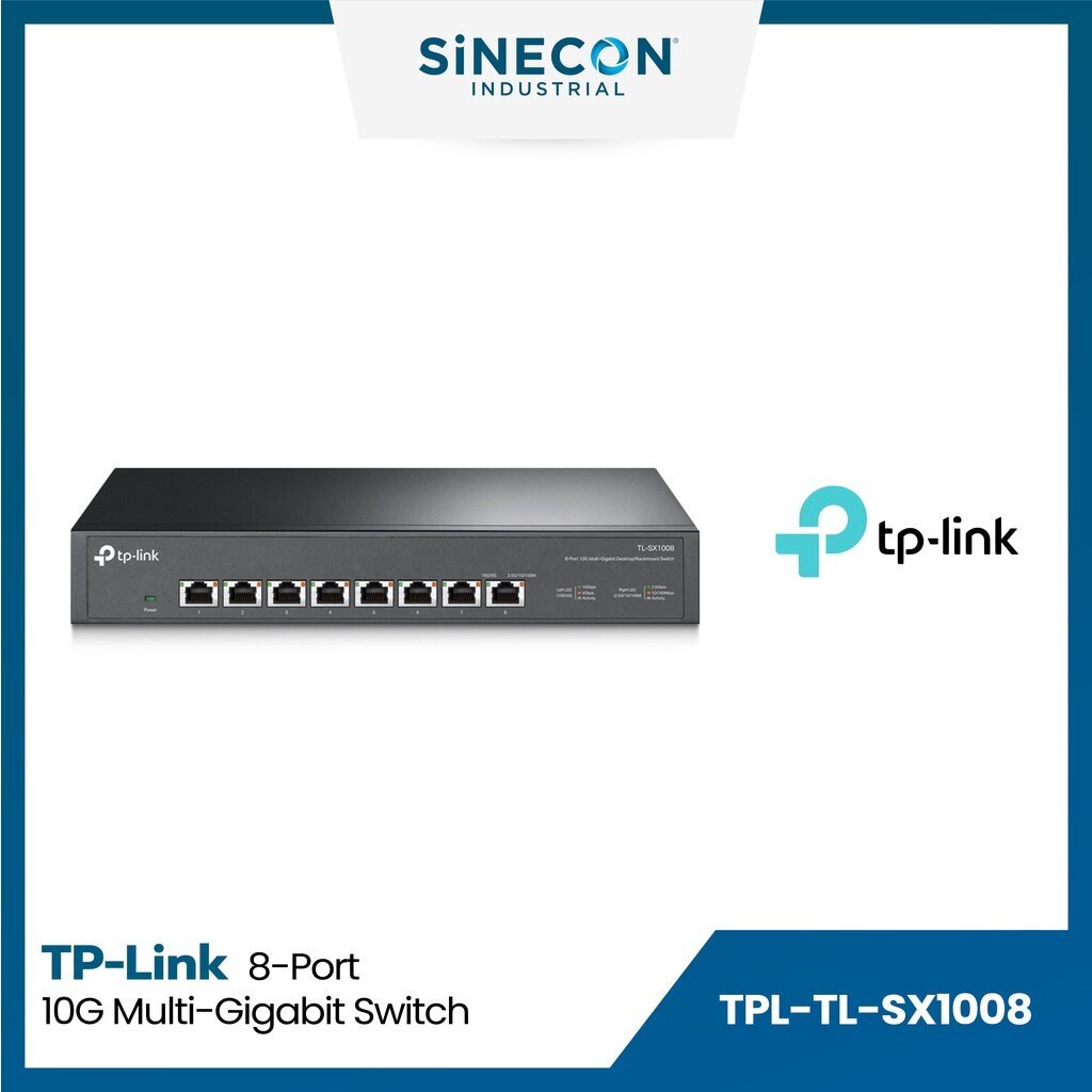 TP-Link รุ่น TL-SX1008 8-Port 10G Desktop/Rackmount Switch