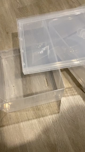 reviewTower Box Standard Clear6 boxesกล่องใส่รองเท้าสีใส comment 0