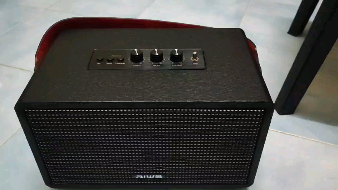 review ผ่อน 0AIWA Retro Plus Pro Bluetooth Speaker ลำโพงบลูทูธพกพา SUPER BASS comment 0