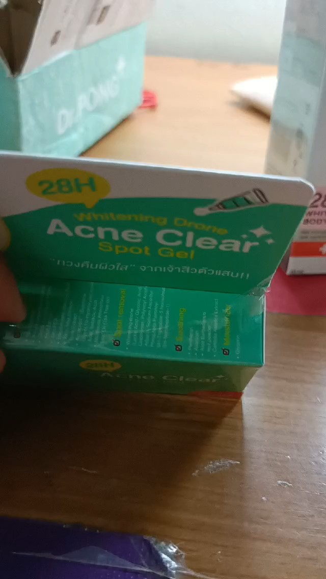 reviewDr.PONG 28H Whitening drone acne clear spot gel เจลแต้มสิว Niacinamide ZincPCA BHA ทดสอบ clinical efficacy ในคนจริง comment 0
