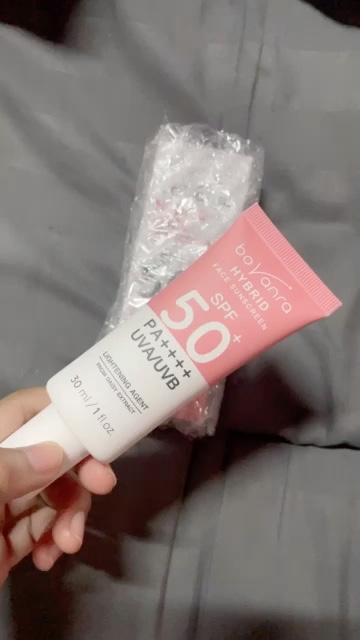 reviewร้านแนะนำกันแดดไฮบริด Bovanra HYBRID Face Sunscreen SPF 50+ PA++++ 30 ml  เนือบางเบา ปกป้องสูงสุด  ครีมกันแดด comment 0