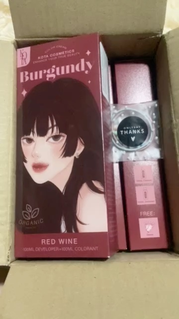 reviewร้านแนะนำ[ ของแท้ / ใหม่ล่าสุด ] สีย้อมผมออแกนิค KOTA COLOR CREAM มี 9 เฉดสี ครีมย้อมผม สูตรอ่อนโยน ผมไม่เสีย สีติดทน กลิ่นไม่ฉุน comment 0