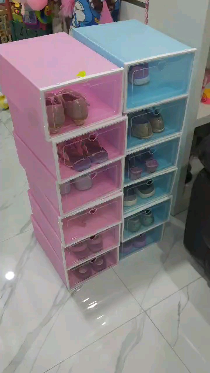 reviewร้านแนะนำกล่องใส่รองเท้า กล่องรองเท้า กล่องเก็บของ เปิดฝาด้านหน้า มีให้เลือก 2 ขนาด comment 0