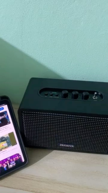 review ผ่อน 0AIWA Retro Bluetooth Speaker ลำโพงบลูทูธพกพา BASS  comment 0