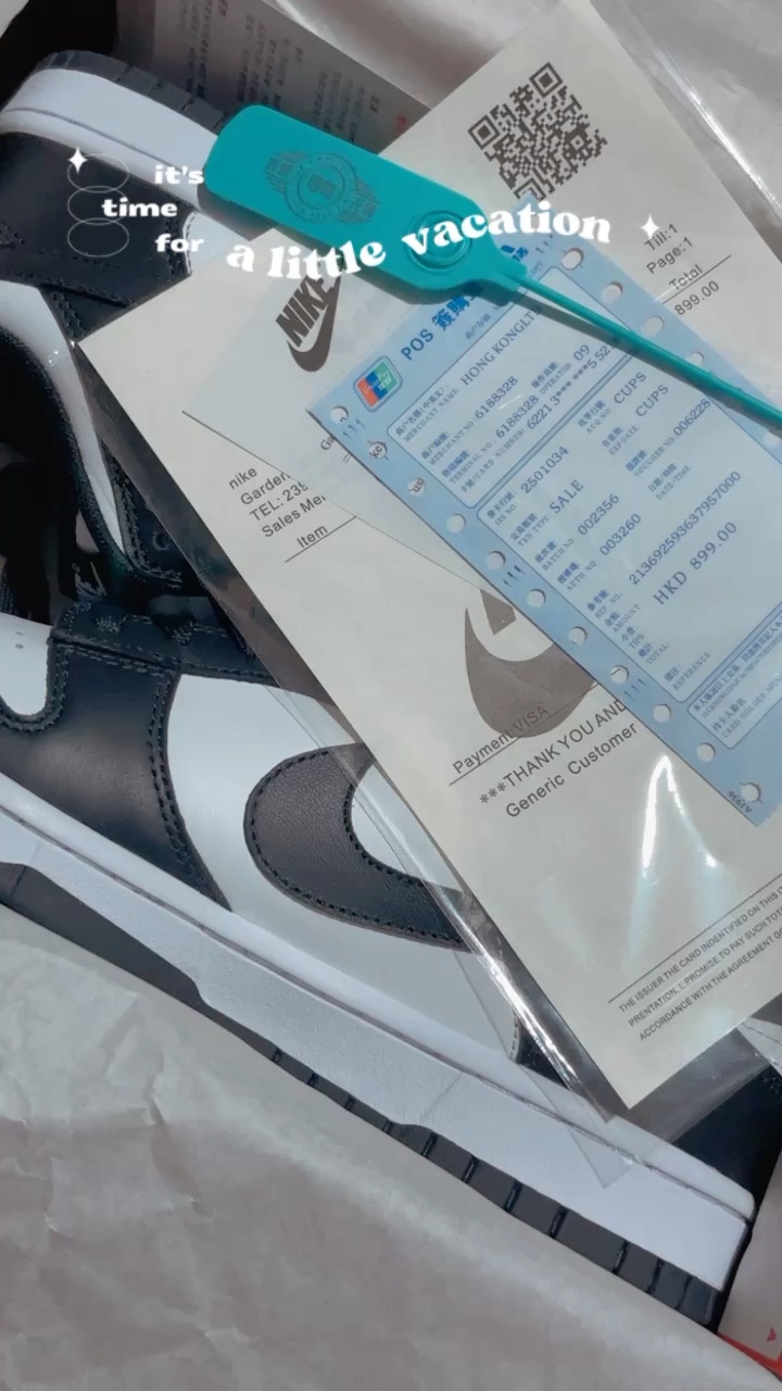 review ยิงจริง Nike SB Dunk low white black ของแท้100รองเท้าผ้าใบ รองเท้า รองเท้าวิ่ง รองเท้า nike comment 0