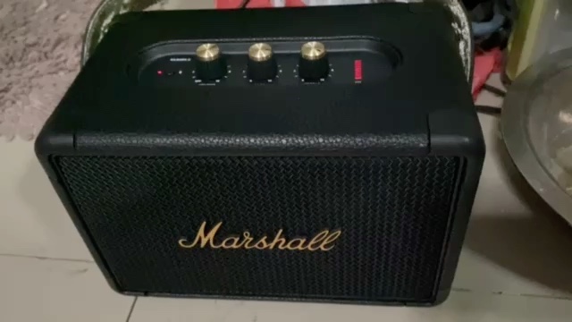 reviewร้านแนะนำ ของแท้ 100ลำโพงไร้สาย Marshall Kilburn II BlackBlass รับประกัน 12 เดือน comment 0