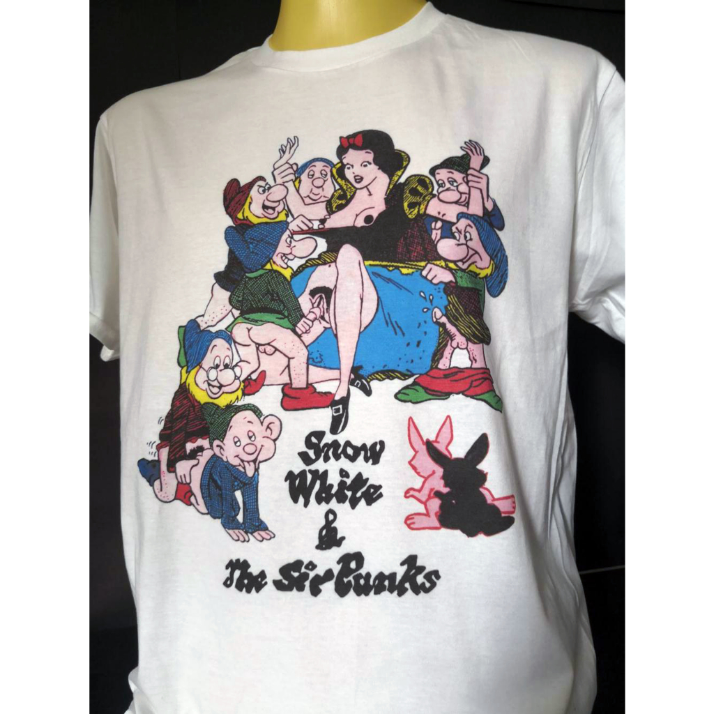 เสื้อวงนำเข้า Seditionaries Snow White & The Sir Punks Sex Pistols Punk  Rock Retro Style Vintage T-shirt | Shopee Thailand