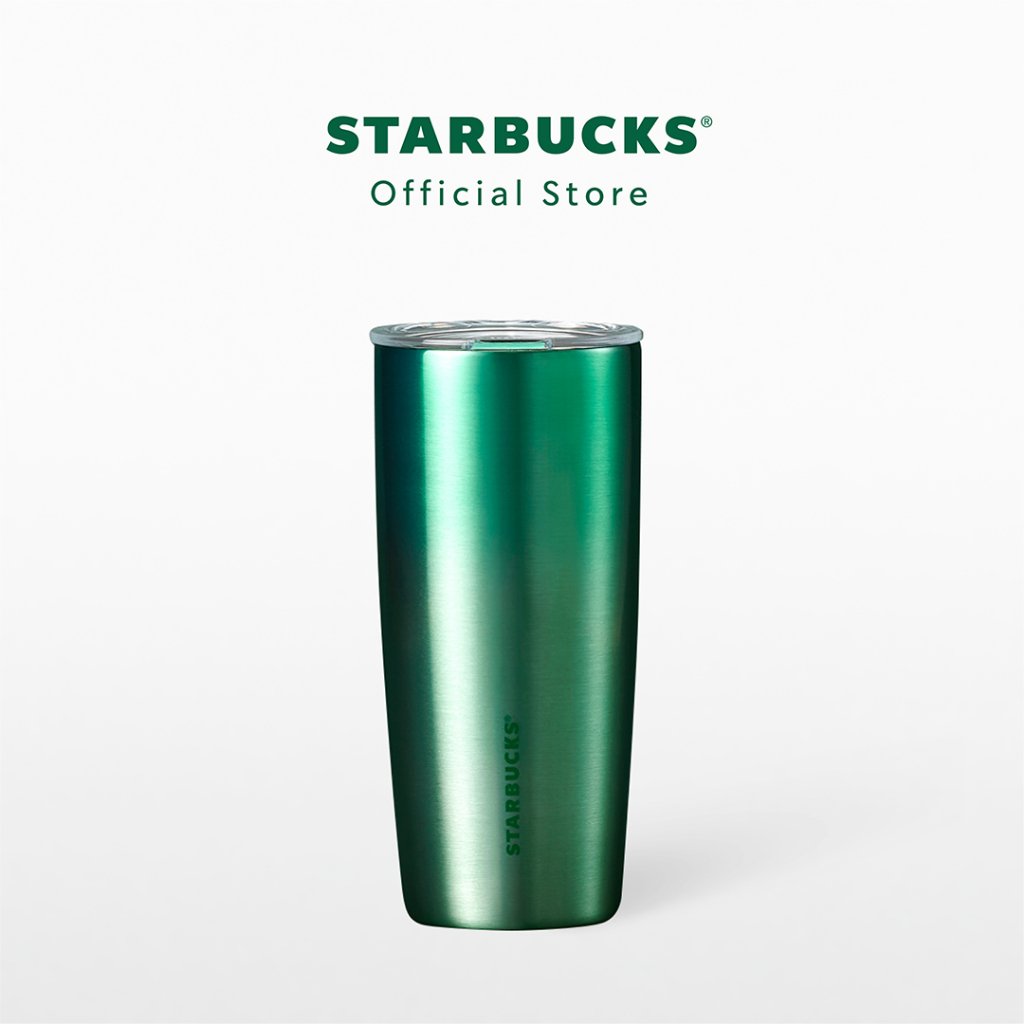 Green Soft Touch Stainless-Steel Cold Cup - 24 fl oz: Starbucks Coffee  Company