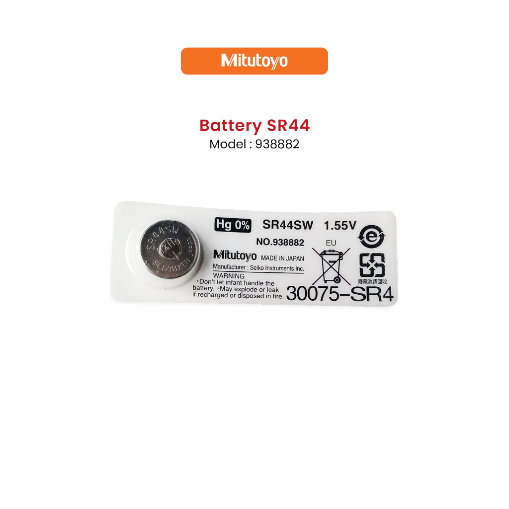 1pcs Mitutoyo Original Battery 938882 Button Cell Lithium , 56 OFF