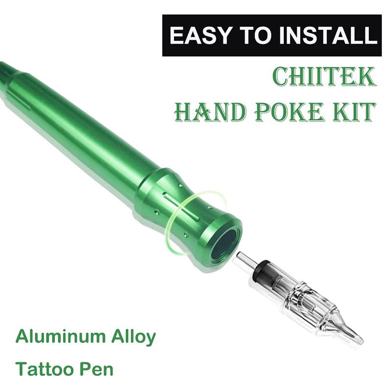 Chiitek Hand Poke and Stick Tattoo Kit Stick and Poke Pen 20