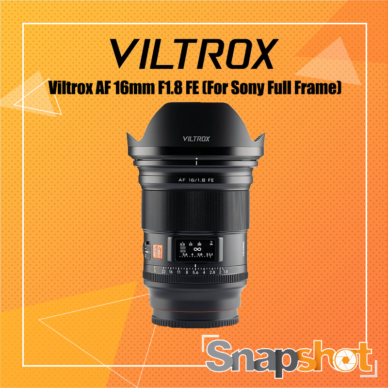 Photos of upcoming full-frame Viltrox AF 16mm f/1.8 FE lens show built-in  display