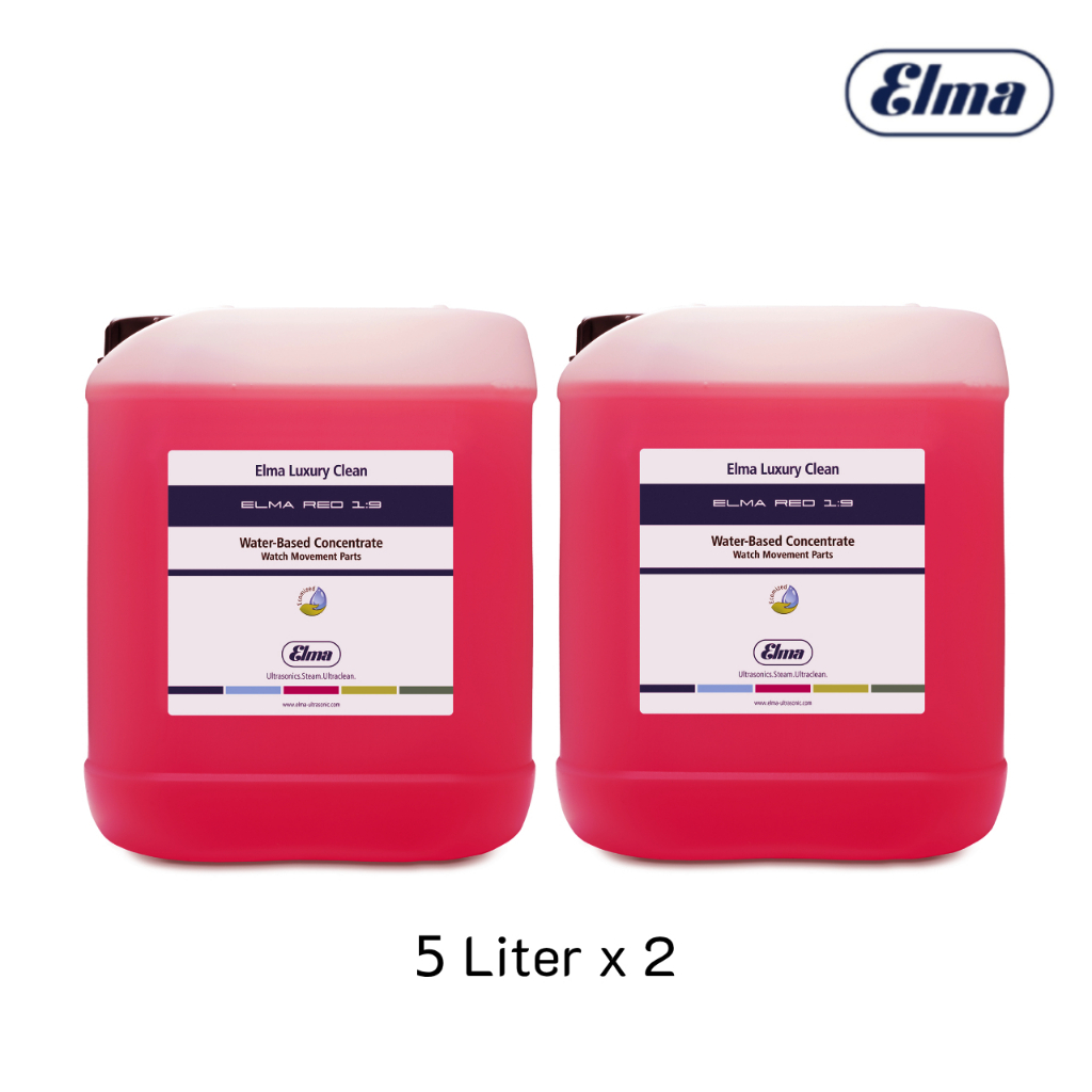 ELMA 1:9 RED watch parts cleaning solution - clean watch movement parts