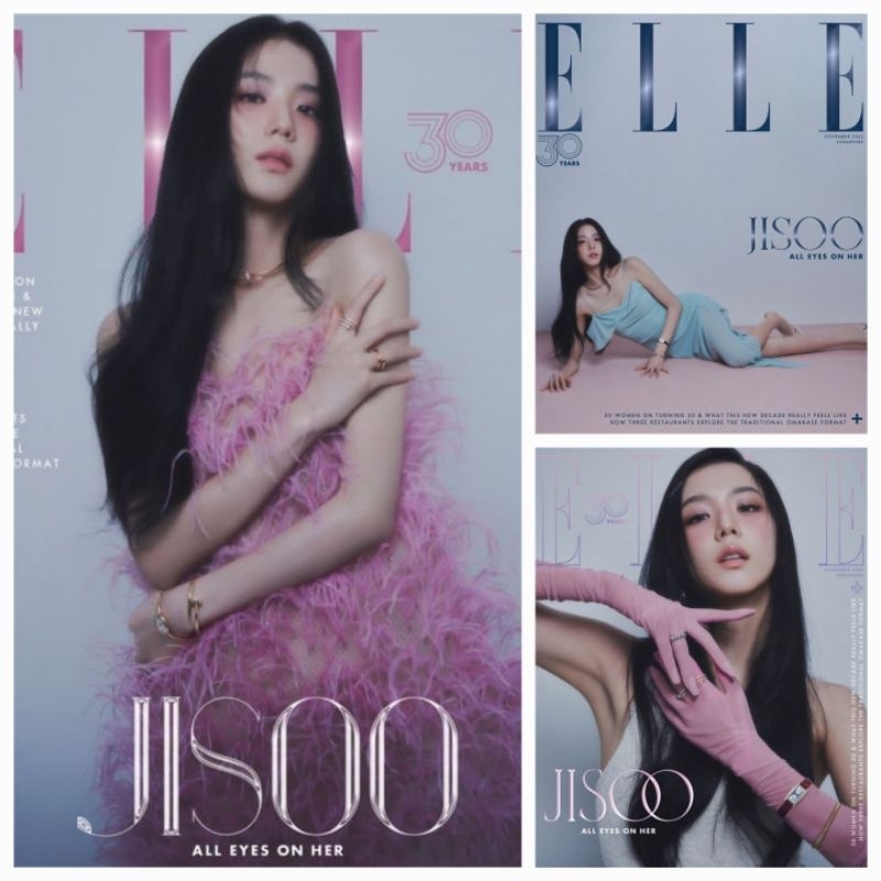 😍พร้อ​มส่ง​แล้วจ้า​😍 นิตยสาร Elle Singapore (2023.11) ปก #JISOO