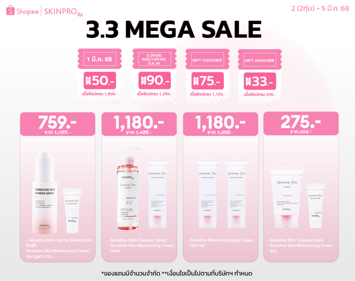 SKINPRO Rx Official Store, ร้านค้าออนไลน์ | Shopee Thailand